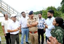 जांजगीर-चांपा में उफान पर महानदी, कलेक्टर-SP ने बाढ़ प्रभावित इलाकों का लिया जायजा