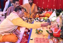 मुख्यमंत्री निवास में विराजे भगवान गणेश