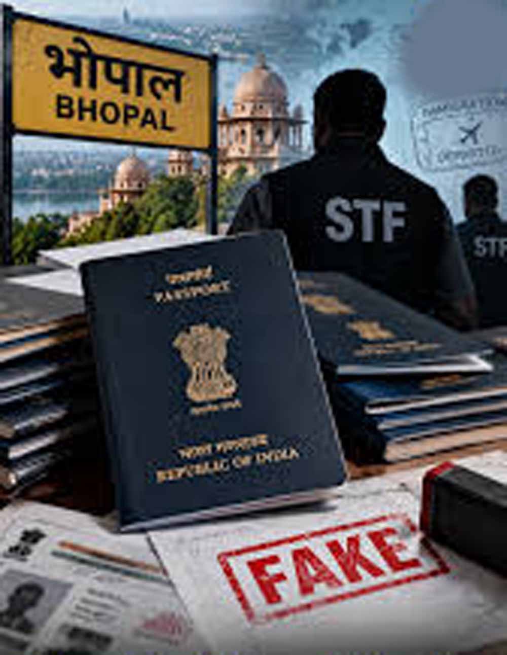 भोपाल-डबरा से बने 70 से ज्यादा फर्जी पासपोर्ट, STF की रडार पर 15 अफसर-पुलिसकर्मी भोपाल-डबरा से बने 70 से ज्यादा फर्जी पासपोर्ट, STF की रडार पर 15 अफसर-पुलिसकर्मी