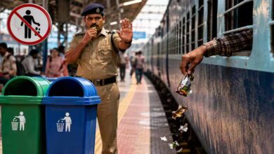 रेलवे स्टेशन पर कचरा फेंकना या थूकना पड़ेगा महंगा, देना होगा 1000 रुपये जुर्माना
