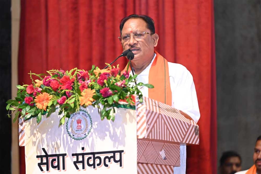 प्रधानमंत्री नरेंद्र मोदी के नेतृत्व में सशक्त और विकसित भारत का हो रहा निर्माण : मुख्यमंत्री विष्णु देव साय प्रधानमंत्री नरेंद्र मोदी के नेतृत्व में सशक्त और विकसित भारत का हो रहा निर्माण : मुख्यमंत्री विष्णु देव साय