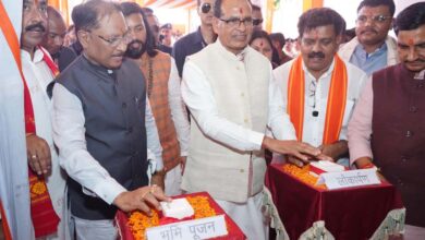 केंद्रीय मंत्री  शिवराज सिंह चौहान और मुख्यमंत्री  विष्णु देव साय ने सक्ति जिले में 121.70 करोड़ रुपए के 38 विकास कार्यों का किया लोकार्पण एवं भूमिपूजन