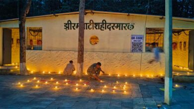 ‘बस्तर सेवा संकल्प अभियान’ के तहत शहीदों की याद में 1986 स्थानों पर जलाए गए दीये