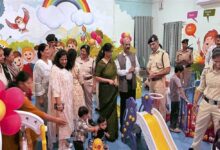 महिला पुलिस कर्मियों के बच्चों की सुविधा के लिए पुलिस पब्लिक स्कूल नेहरू नगर में नवनिर्मित वात्सल्य झूलाघर का शुभारंभ