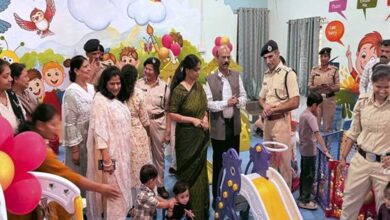 महिला पुलिस कर्मियों के बच्चों की सुविधा के लिए पुलिस पब्लिक स्कूल नेहरू नगर में नवनिर्मित वात्सल्य झूलाघर का शुभारंभ