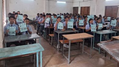 सेवा संकल्प अभियान के तहत विद्यार्थियों को दिया कैरियर मार्गदर्शन