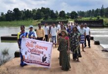 सेवा संकल्प अभियान में रानीझाप एनीकट बना स्वच्छता और जल संरक्षण का संदेश केंद्र