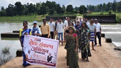 सेवा संकल्प अभियान में रानीझाप एनीकट बना स्वच्छता और जल संरक्षण का संदेश केंद्र