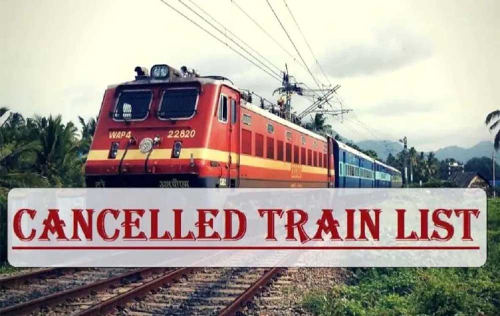 MP में 26 ट्रेनें प्रभावित, श्रीधाम एक्सप्रेस के 19 और राज्यरानी के 7 फेरे रद्द MP में 26 ट्रेनें प्रभावित, श्रीधाम एक्सप्रेस के 19 और राज्यरानी के 7 फेरे रद्द