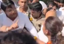 लखनऊ  में यूपी कांग्रेस मुख्यालय पर हंगामा, अजय राय और ममता चौधरी के समर्थक आमने-सामने