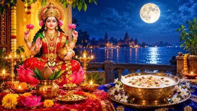 शरद पूर्णिमा 25 अक्टूबर को, मां लक्ष्मी की पूजा और चांदनी में खीर रखने की परंपरा।