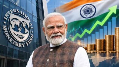 वैश्विक मंदी और युद्ध के बीच भारत की अर्थव्यवस्था चमकी, IMF ने GDP ग्रोथ का अनुमान बढ़ाकर 7% किया वैश्विक मंदी और युद्ध के बीच भारत की अर्थव्यवस्था चमकी, IMF ने GDP ग्रोथ का अनुमान बढ़ाकर 7% किया