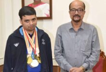 राज्यपाल डेका ने की विशेष ओलंपिक में स्वर्ण पदक विजेता इभानन साहू की सराहना