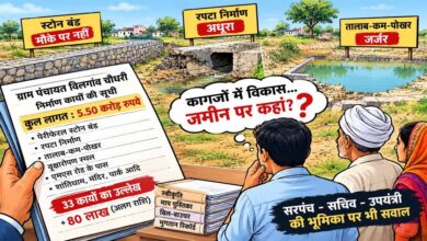विलगांव चौधरी में 5.50 करोड़ के निर्माण कार्यों की फेहरिस्त, अब जमीन पर हिसाब की दरकार!