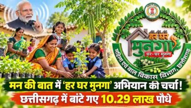 छत्तीसगढ़ में कुपोषण और एनीमिया से लड़ने के लिए शुरू होगा ‘हर घर मुनगा, घर-घर मुनगा’ अभियान
