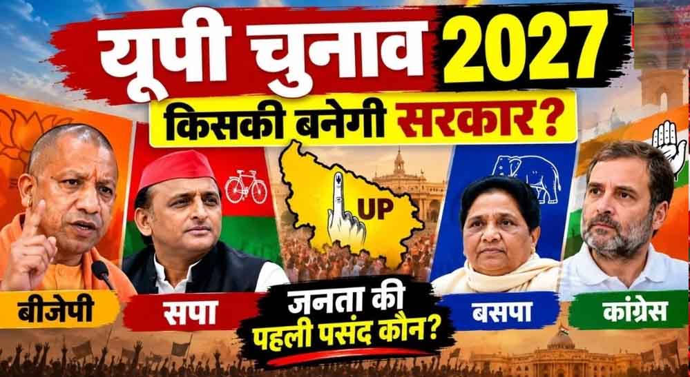 यूपी चुनाव 2027: सबसे बड़े ओपिनियन पोल में क्या बोले मतदाता? जानें जनता का मूड यूपी चुनाव 2027: सबसे बड़े ओपिनियन पोल में क्या बोले मतदाता? जानें जनता का मूड