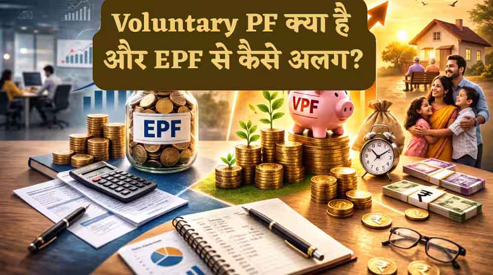 EPF के साथ VPF में निवेश का मौका, FD से ज्यादा ब्याज के साथ रिटायरमेंट के लिए बनाएं बड़ा फंड EPF के साथ VPF में निवेश का मौका, FD से ज्यादा ब्याज के साथ रिटायरमेंट के लिए बनाएं बड़ा फंड