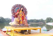 भोपाल में दुर्गा मूर्ति विसर्जन के लिए 7 घाटों पर इंतजाम, क्रेन और गोताखोर तैनात