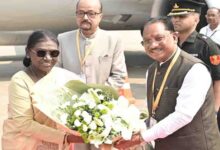 राष्ट्रपति श्रीमती द्रौपदी मुर्मु का छत्तीसगढ़ की पावन धरा पर आत्मीय स्वागत