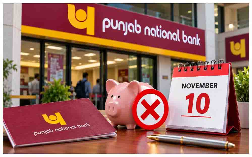 PNB Alert: 10 नवंबर से पहले निपटा लें जरूरी काम, वरना बंद हो सकता है आपका बैंक खाता PNB Alert: 10 नवंबर से पहले निपटा लें जरूरी काम, वरना बंद हो सकता है आपका बैंक खाता