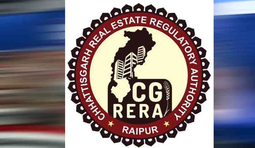 अपूर्ण एवं अपंजीकृत परियोजना पर CG-RERA की सख्त कार्रवाई, प्रमोटर को आबंटी को 6.87 लाख रुपये ब्याज भुगतान करने का आदेश