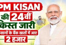 PM किसान की 24वीं किस्त जारी, दिवाली से पहले किसानों को मोदी सरकार की सौगात