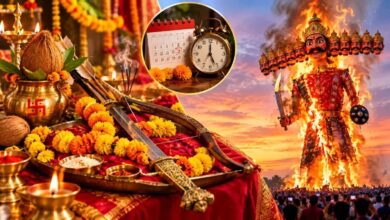 दशहरा 2026: आज रावण दहन का शुभ मुहूर्त, जानें शस्त्र पूजा का सही समय