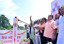विकसित भारत के संकल्प से जगमगाया जशपुर, पर्यटन मंत्री राजेश अग्रवाल के नेतृत्व में निकली ‘सेवा ज्योति यात्रा’