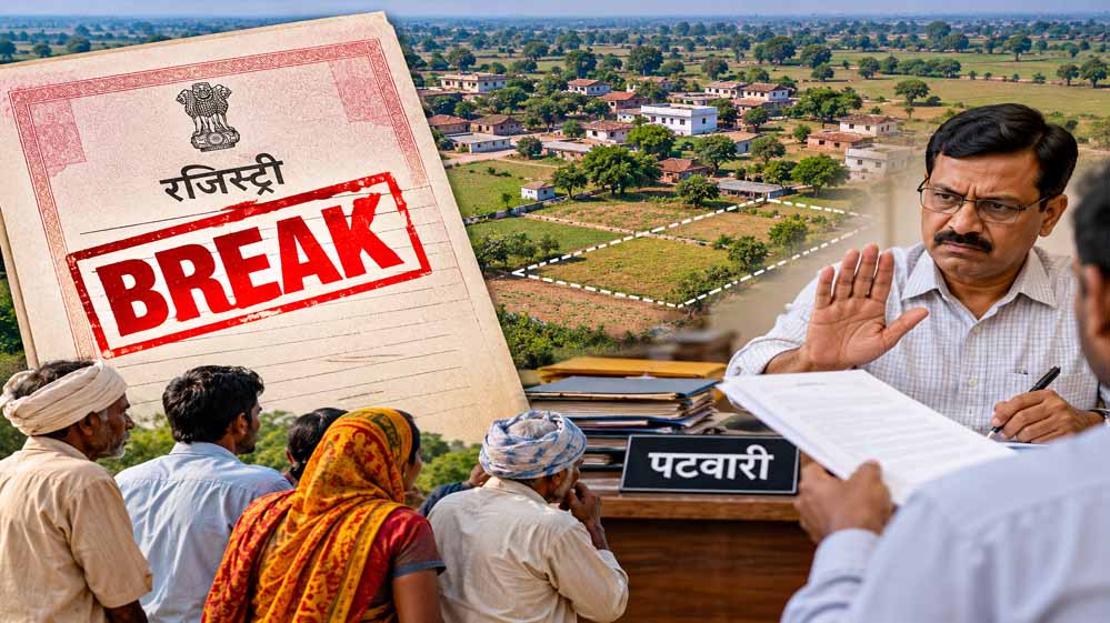 MP में 48 लाख रजिस्ट्रियों पर ब्रेक, स्वामित्व योजना में पटवारियों ने साइन से किया इनकार MP में 48 लाख रजिस्ट्रियों पर ब्रेक, स्वामित्व योजना में पटवारियों ने साइन से किया इनकार