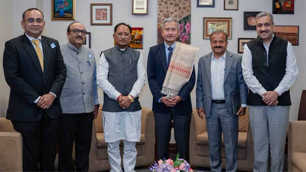 छत्तीसगढ़ के लिए बड़ी उपलब्धि, सिंगापुर दौरे में ₹43,600 करोड़ की FDI प्रतिबद्धताएं, कौशल विकास समझौता