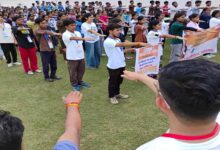 N.S.S. स्वयंसेवकों ने नशे के विरुद्ध ली शपथ नशा न करेंगे ना करने के लिए प्रेरित करेंगे