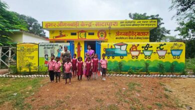 किराए के दो कमरों से सुविधायुक्त भवन तक, भाटापारा आंगनबाड़ी केंद्र को मिला अपना घर किराए के दो कमरों से सुविधायुक्त भवन तक, भाटापारा आंगनबाड़ी केंद्र को मिला अपना घर