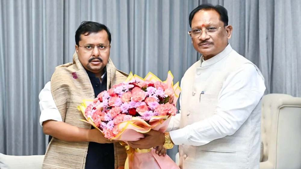 CM साय ने BJP राष्ट्रीय अध्यक्ष नितिन नबीन से की मुलाकात, कई मुद्दों पर हुई चर्चा CM साय ने BJP राष्ट्रीय अध्यक्ष नितिन नबीन से की मुलाकात, कई मुद्दों पर हुई चर्चा