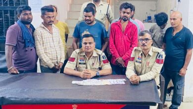 Bilaspur में जुआ फड़ पर पुलिस की रेड, 10 जुआरी गिरफ्तार