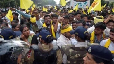 जयस प्रदर्शन के दौरान प्रधान आरक्षक को मारा थप्पड़, टीटीनगर में हंगामे के बाद मामला गरमाया