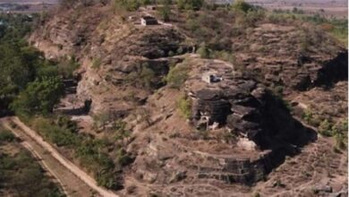 MP News: विदिशा की उदयगिरी गुफाओं में मां दुर्गा का 1700 साल पुराना दुर्लभ स्वरूप, 12 भुजाओं वाली प्रतिमा है खास
