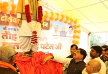मुख्यमंत्री डॉ. यादव ने लौह पुरुष सरदार वल्लभ भाई पटेल की प्रतिमा का किया अनावरण