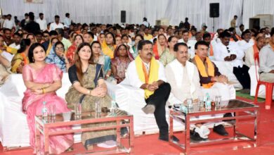 सेवा संकल्प अभियान के तहत कबीरधाम में निकली भव्य सेवा ज्योति यात्रा, उप मुख्यमंत्री  विजय शर्मा हुए शामिल