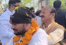 सेवा संकल्प अभियान के तहत बाइक रैली का चंदनघाट में आत्मीय स्वागत