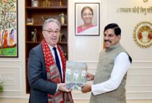 मुख्यमंत्री डॉ. यादव से फ्रांस के महावाणिज्य दूत पैट्रिक लेवेरिनो ने की शिष्टाचार भेंट