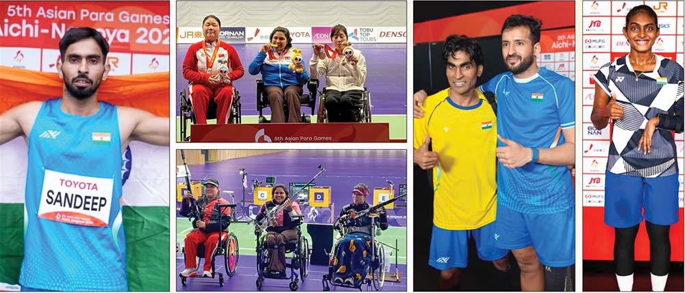 पैरा एशियन गेम्स में भारत का ऐतिहासिक प्रदर्शन, एक दिन में 9 गोल्ड पैरा एशियन गेम्स में भारत का ऐतिहासिक प्रदर्शन, एक दिन में 9 गोल्ड