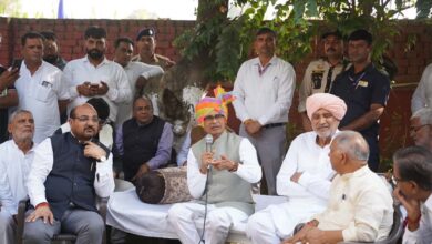 करनाल में कृषि मंत्री शिवराज सिंह चौहान का किसानों से संवाद